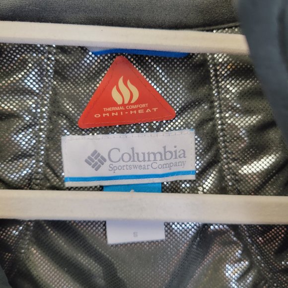 Columbia Women's Small Jacket White Fleece Green Full Zip - Picture 11 of 15